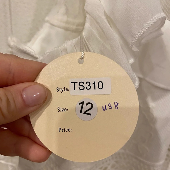 NWT Two Sisters the Label White Lace Dress Size 8 - Picture 3 of 5